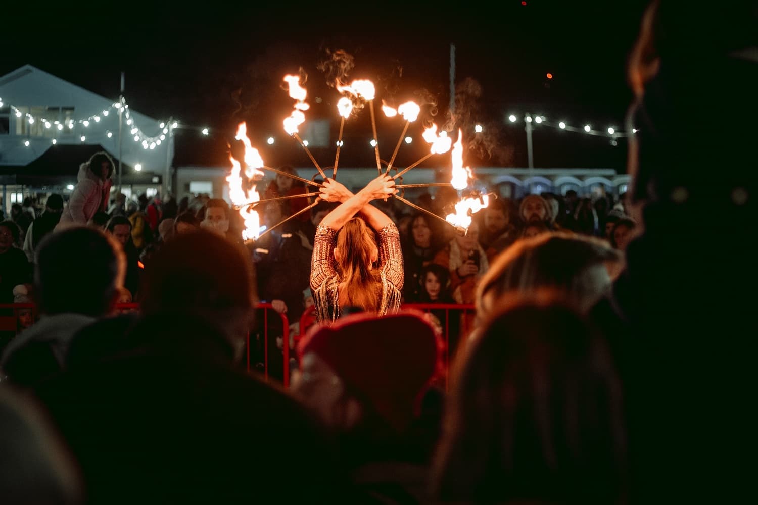 Fire performer